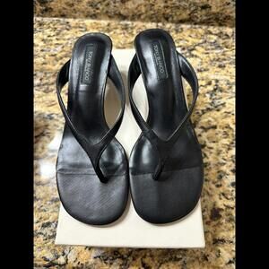 Tony Bianco Krista Thong Sandals Black Size 8